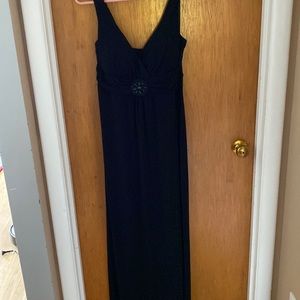 Black mid calf cocktail dress. Smoke free home. Size 10